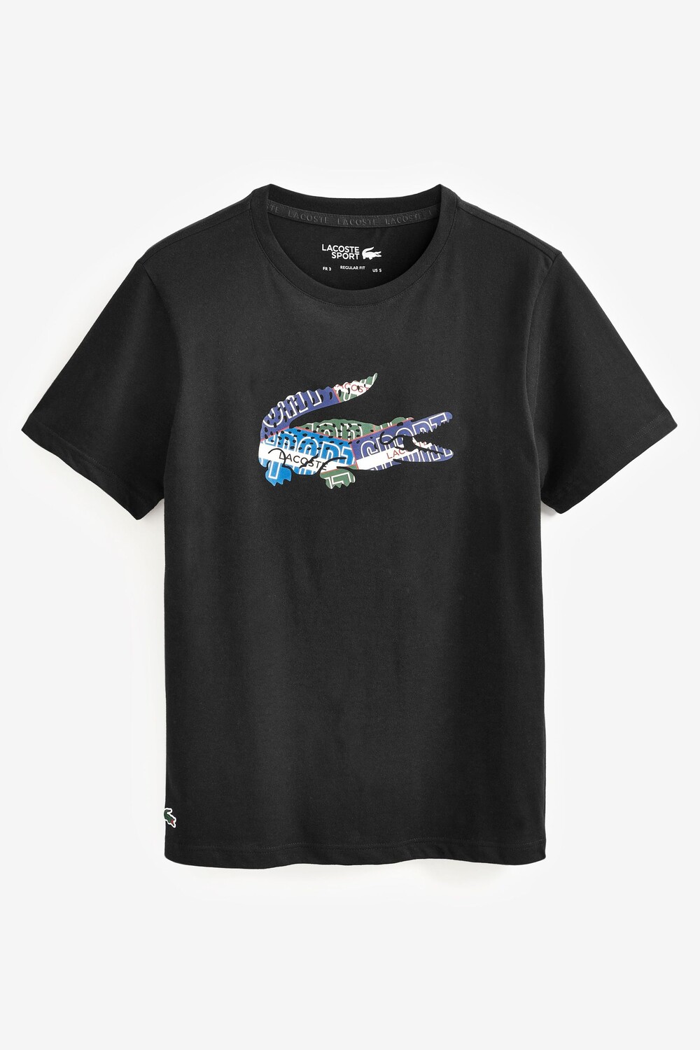 

Черная мужская футболка Core Performance Lacoste, черный