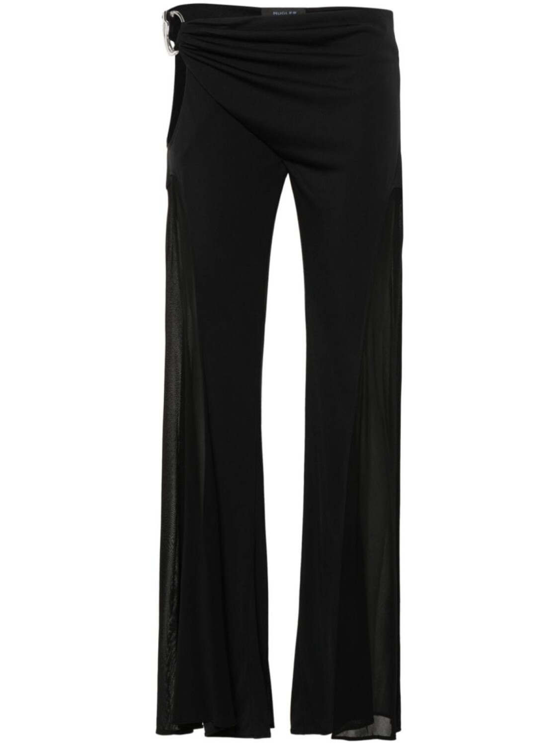 

Mugler брюки со вставками, черный