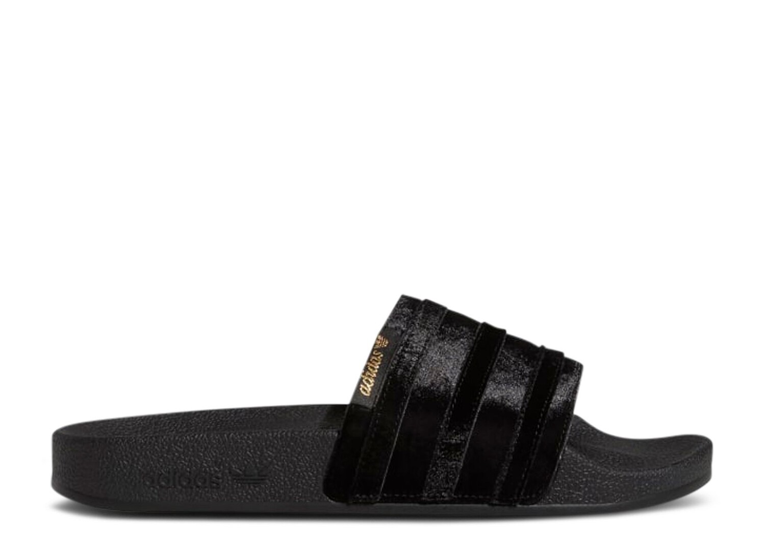 

Кроссовки adidas Wmns Adilette Slide 'Black Gold Metallic', черный