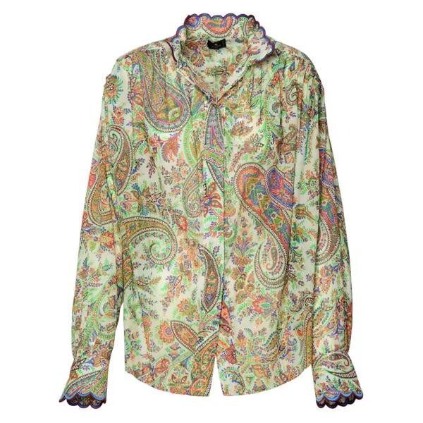 

Футболка cotton shirt Etro, мультиколор