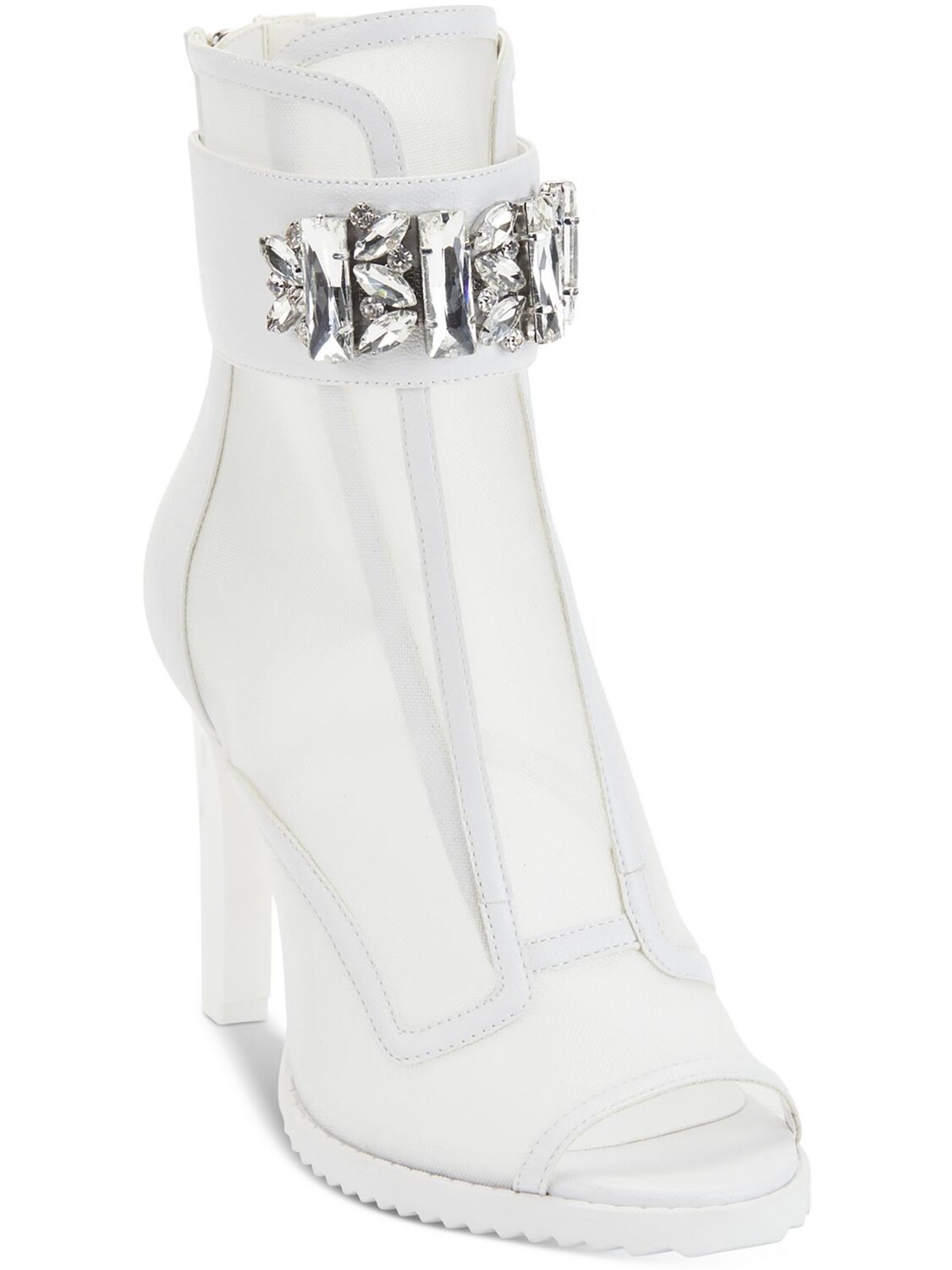 

Женские туфли-лодочки Blayze с открытым носком до щиколотки KARL LAGERFELD, цвет Clear/Bright White