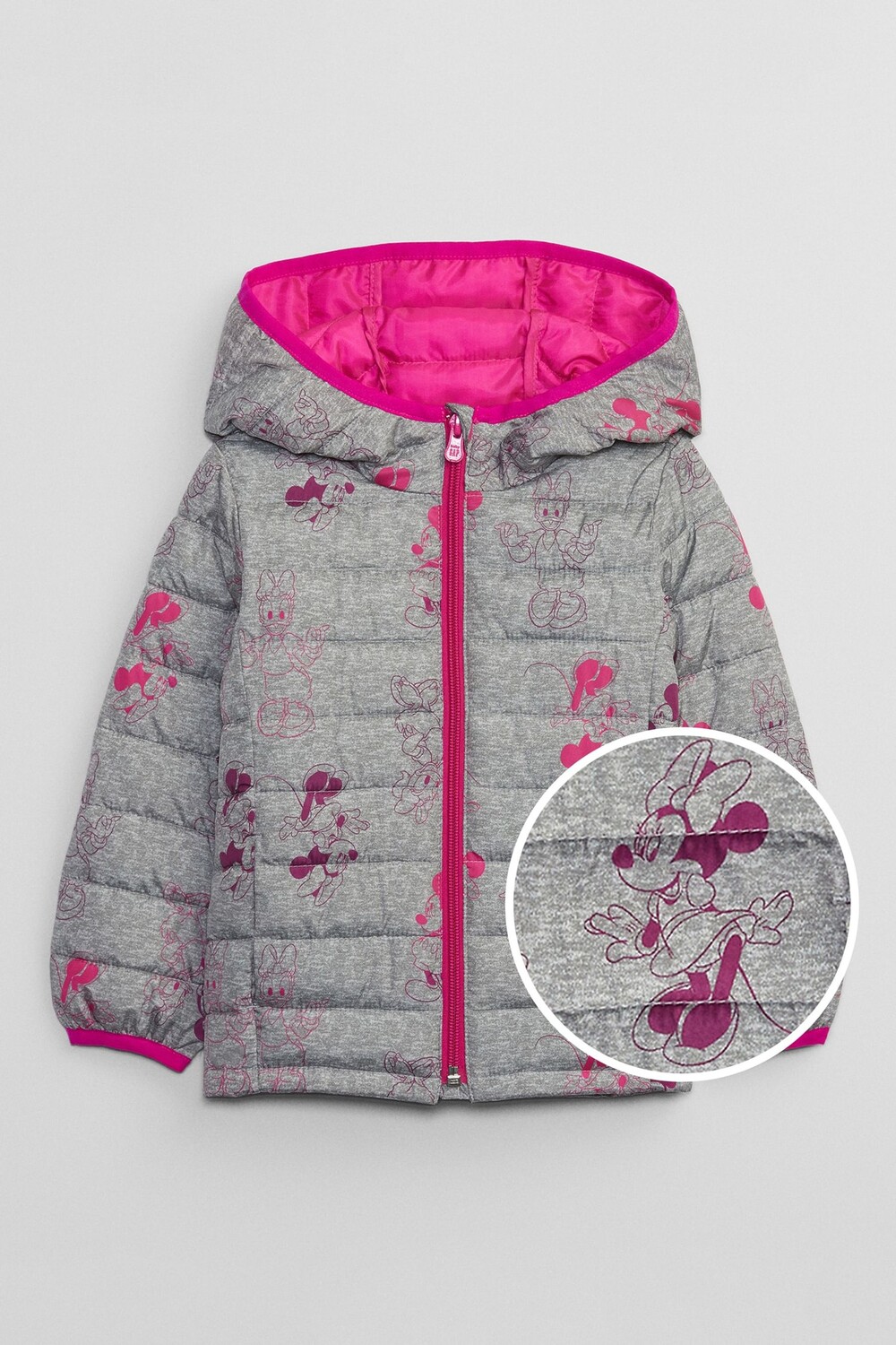 

Пуховик Disney Cold Control Gap, розовый