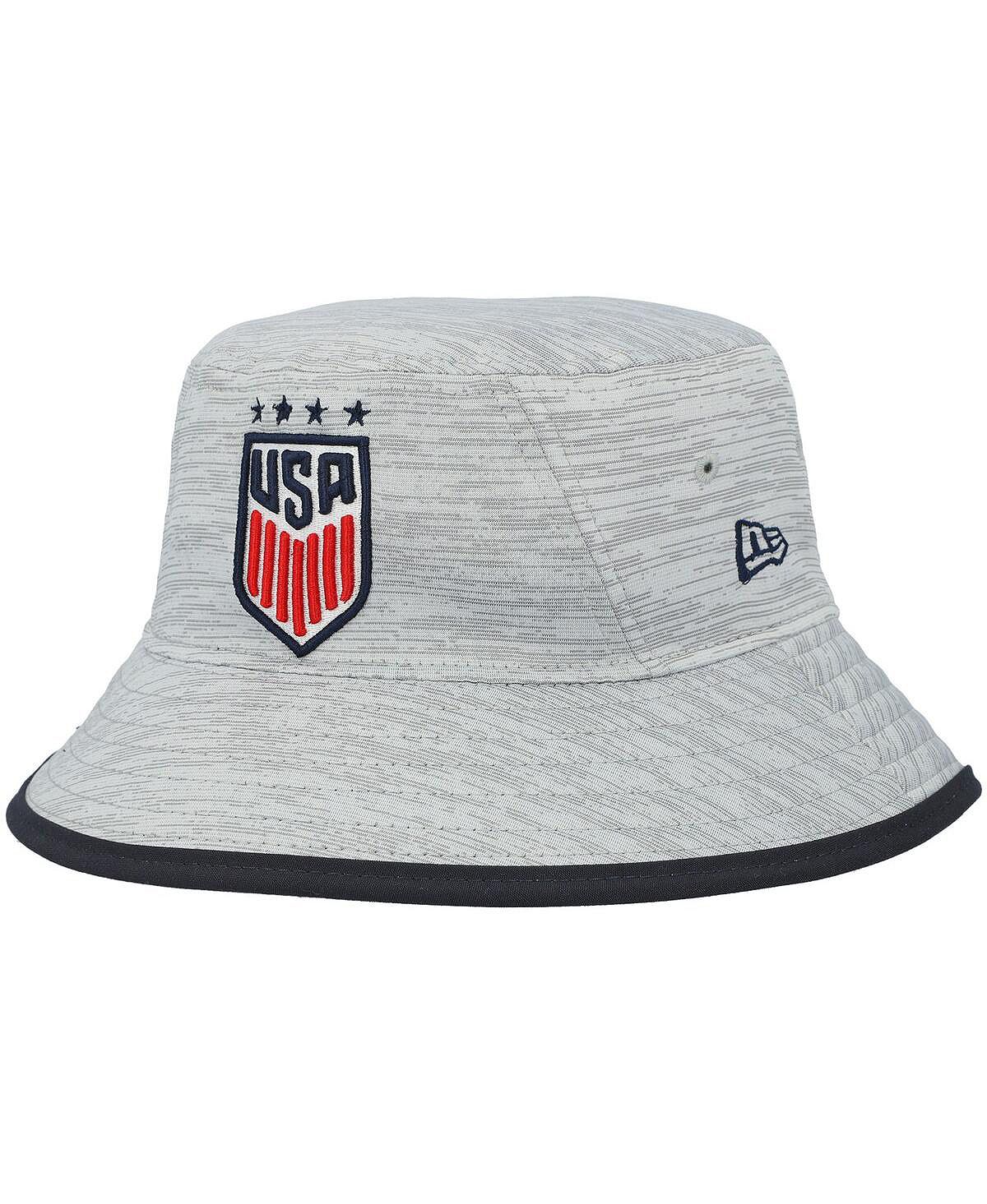 

Мужская серая панама с принтом USWNT Distinct New Era