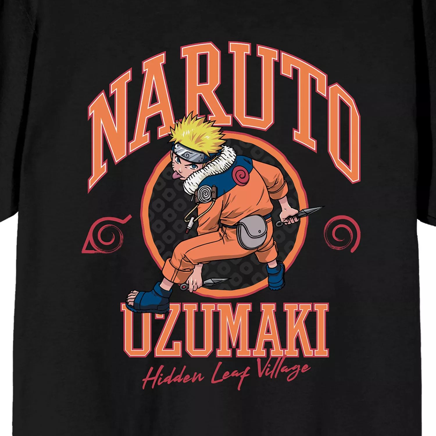 Мужская классическая футболка Наруто Узумаки с рисунком Наруто Licensed Character карта наруто первой пули или узумаки наруто