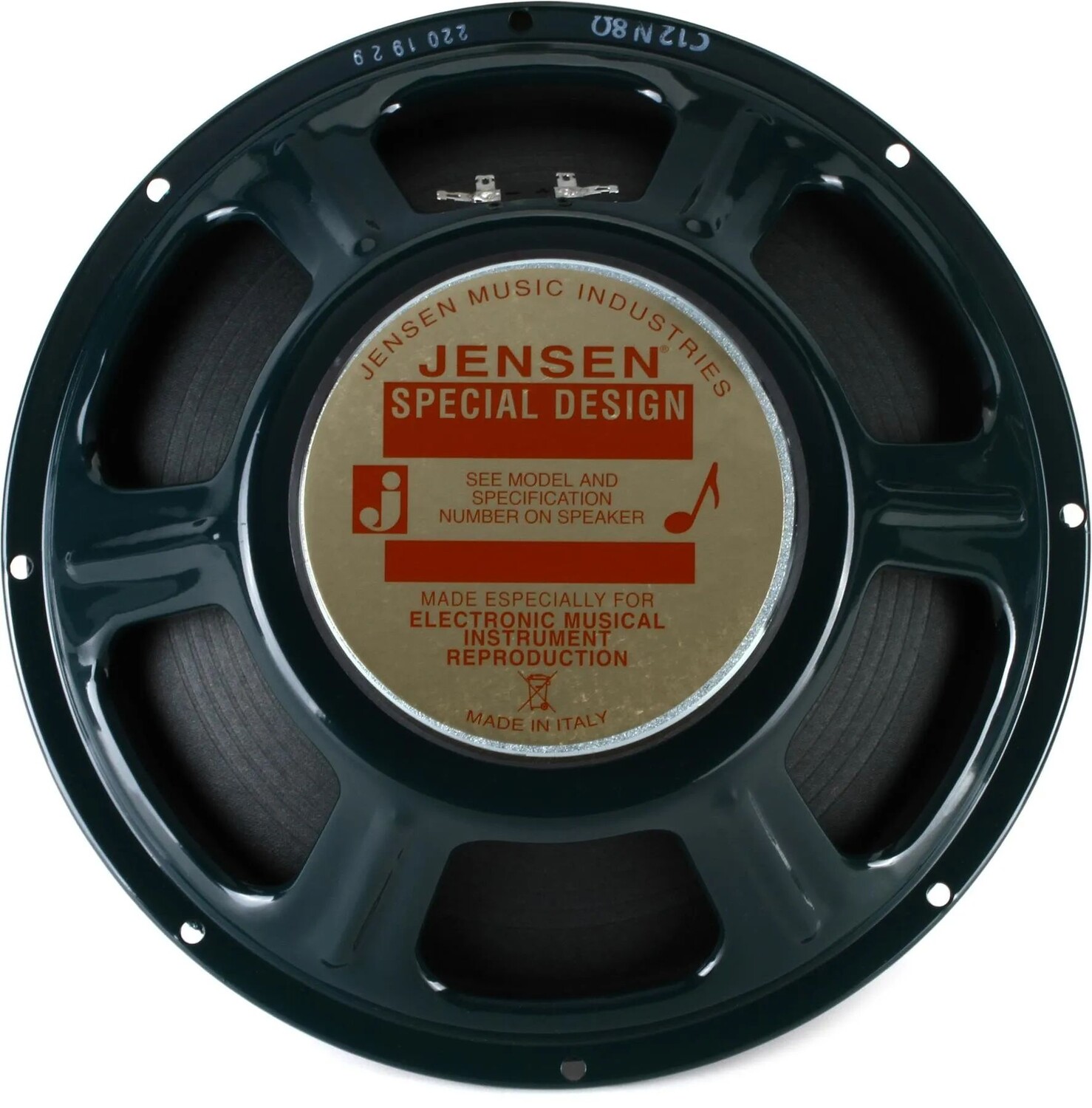 

Jensen C12N 12-дюймовый винтажный керамический гитарный усилитель мощностью 50 Вт — 8 Ом