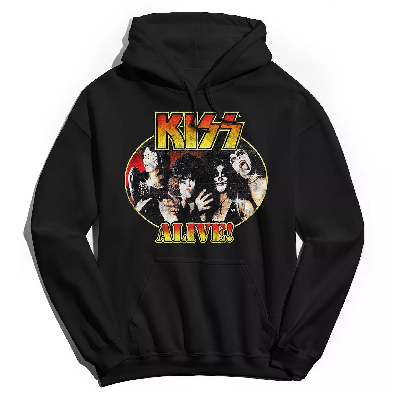 Мужская винтажная толстовка Kiss Alive Licensed Character kiss alive