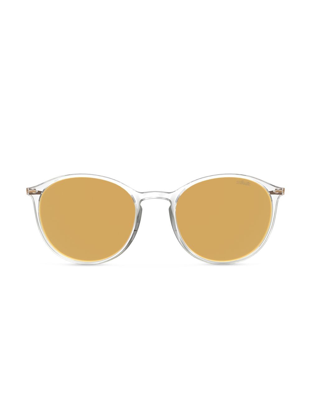

Круглые солнцезащитные очки Sun Lite Fuschl 51MM Silhouette, золотой