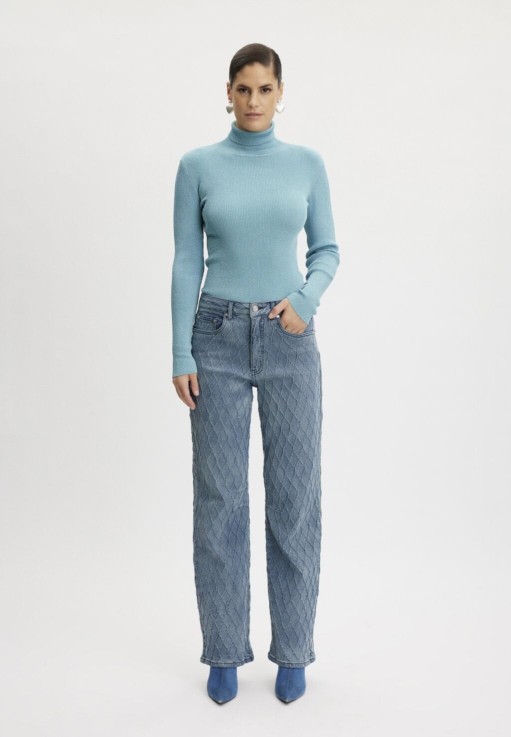 

Свитшот Gestuz SILVIGZ ROLLNECK, цвет chromium