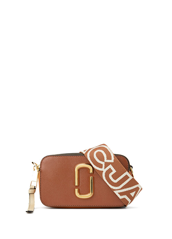 Snapshot светло-коричневая женская кожаная сумка через плечо Marc Jacobs худи marc ellis средней длины размер 140 мультиколор