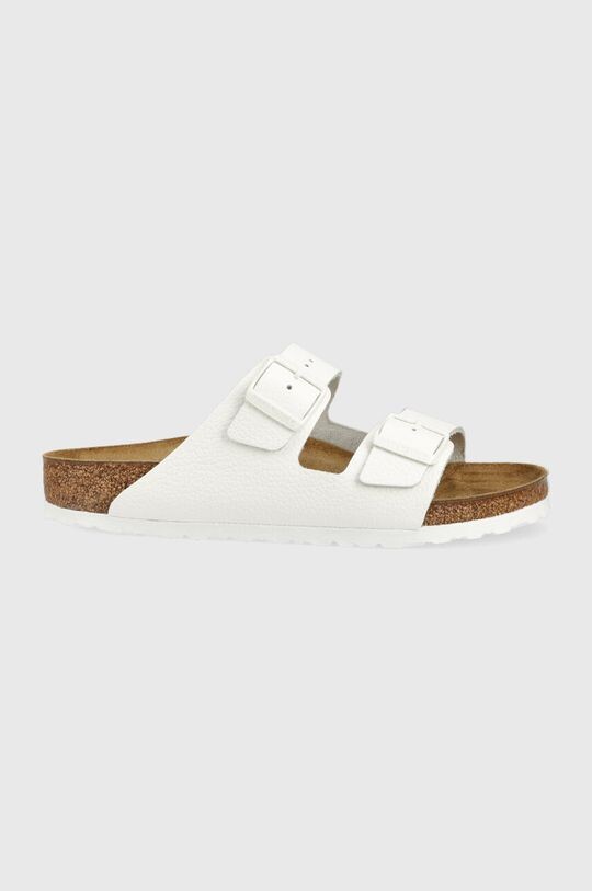 

Кожаные тапочки Аризона Birkenstock, белый
