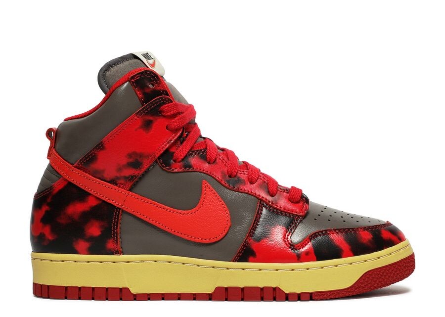 

Кроссовки Nike Dunk High 1985 'Acid Wash', красный