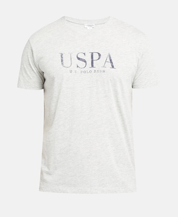

Футболка U.S. Polo Assn., светло-серый