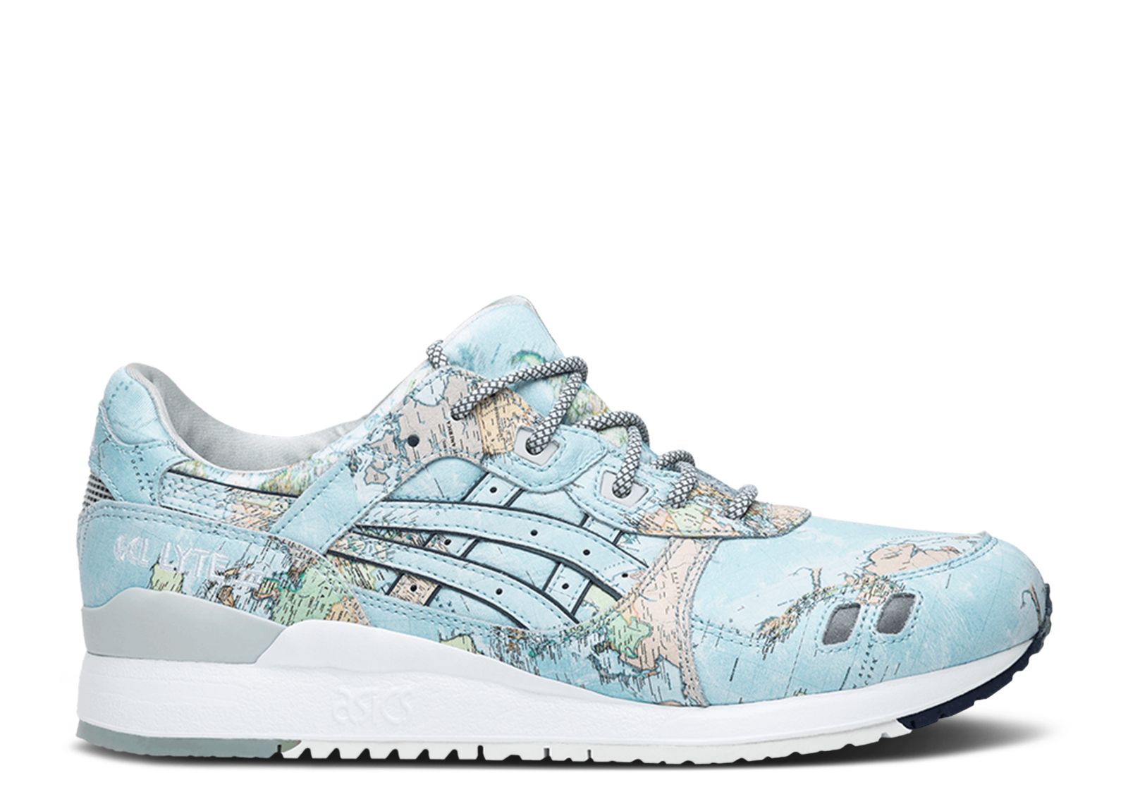 Кроссовки ASICS Atmos X Gel Lyte 3 'World Map', синий кроссовки sean wotherspoon x atmos x gel lyte 3 corduroy asics многоцветный