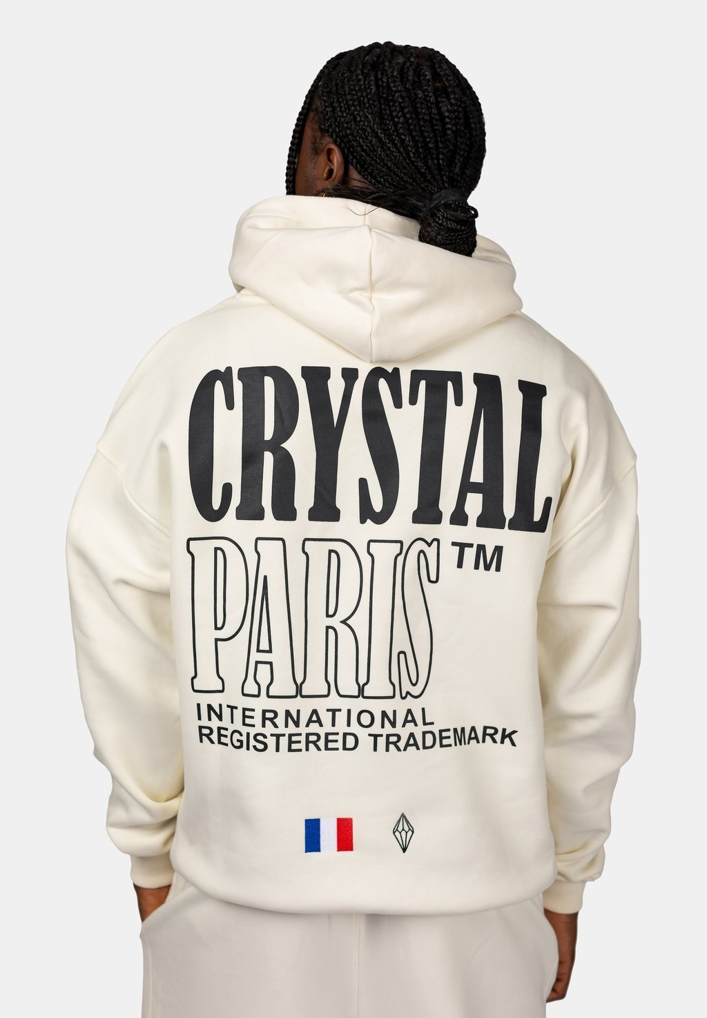 Толстовка CRYSTAL PARIS, цвет coconut