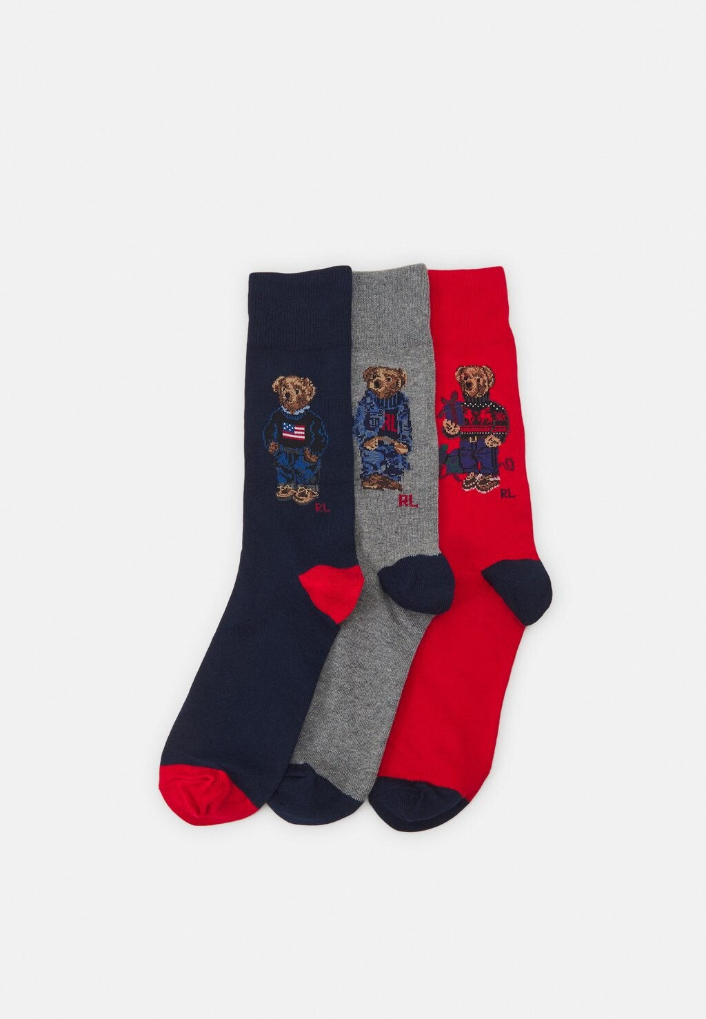 

Носки GIFTBOX CREW SOCK 3 PACK Polo Ralph Lauren, разноцветные