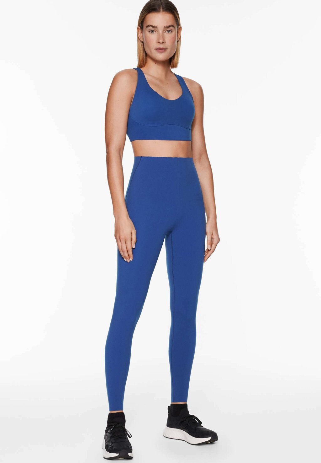 Леггинсы COMPRESSIVE CORE CONTRO ANKLE-LENGTH OYSHO, цвет royal blue