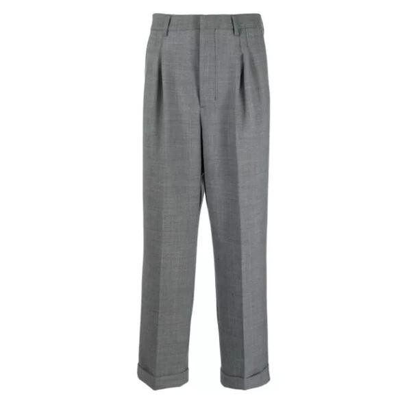 

Брюки carott fit trousers Ami Paris, серый