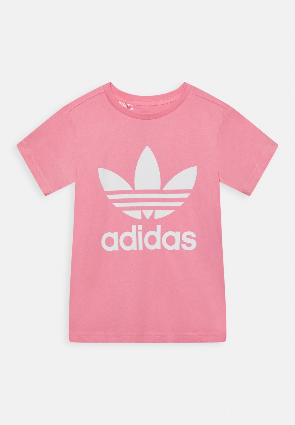 

Футболка с принтом Trefoil Tee Kids Unisex adidas Originals, цвет bliss pink