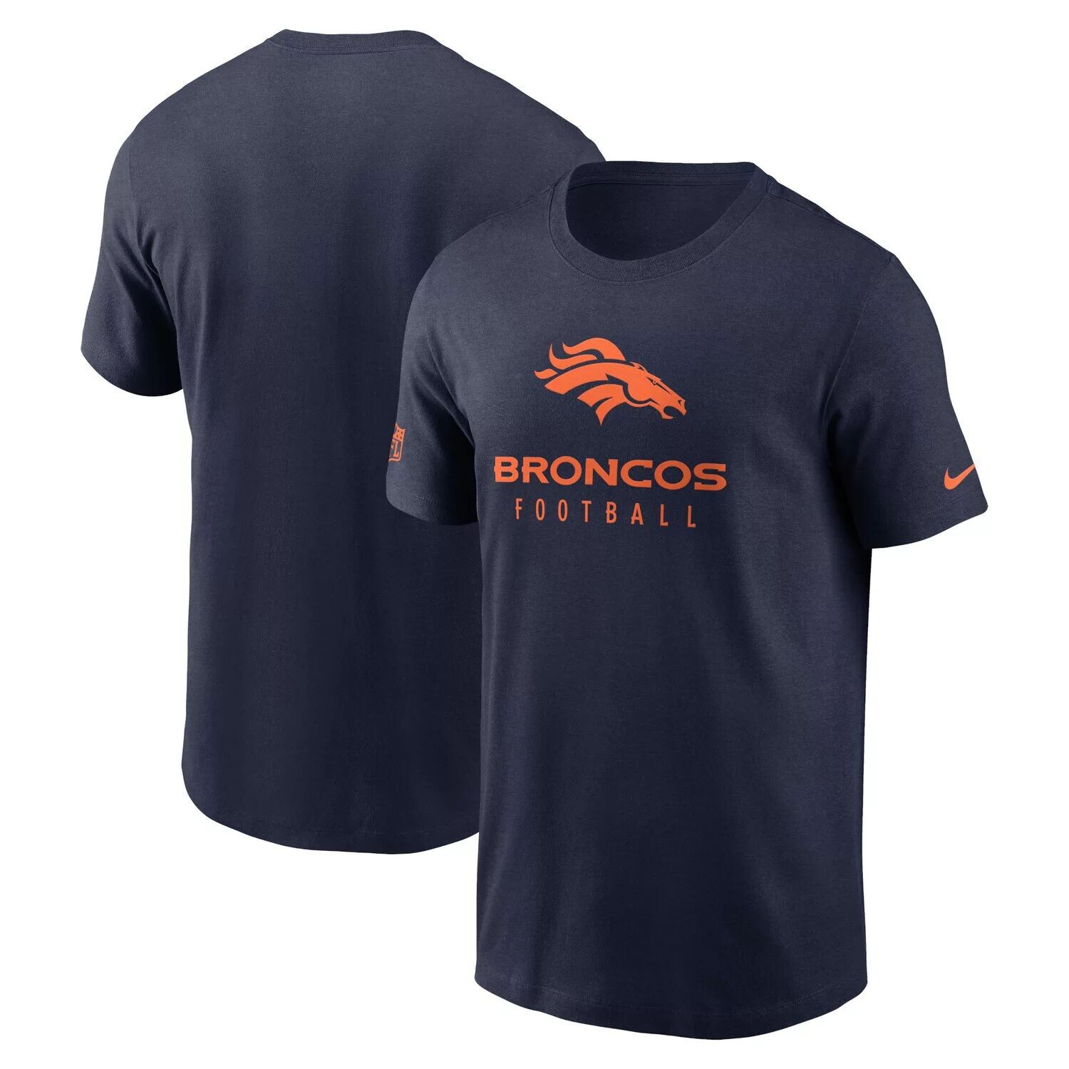 

Мужская темно-синяя футболка Nike Denver Broncos Sideline Performance