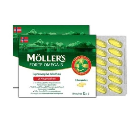 

Moller's Форте Омега-3 30 капсул Mollers