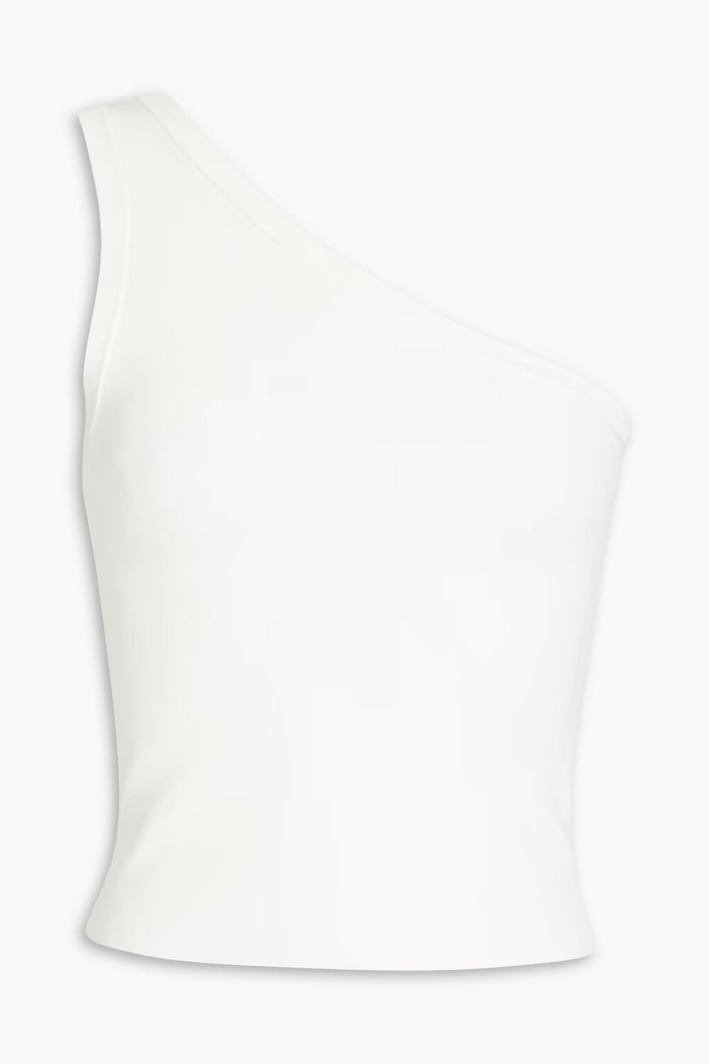 

Топ Elden на одно плечо эластичной вязки Alice + Olivia, цвет Off-white