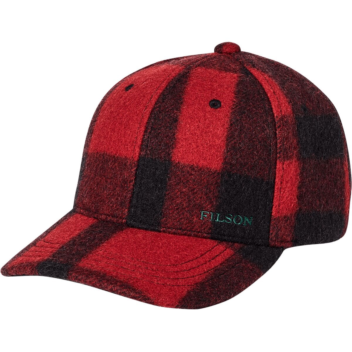 цена Шерстяная кепка лесоруба Filson, цвет red/black heritage