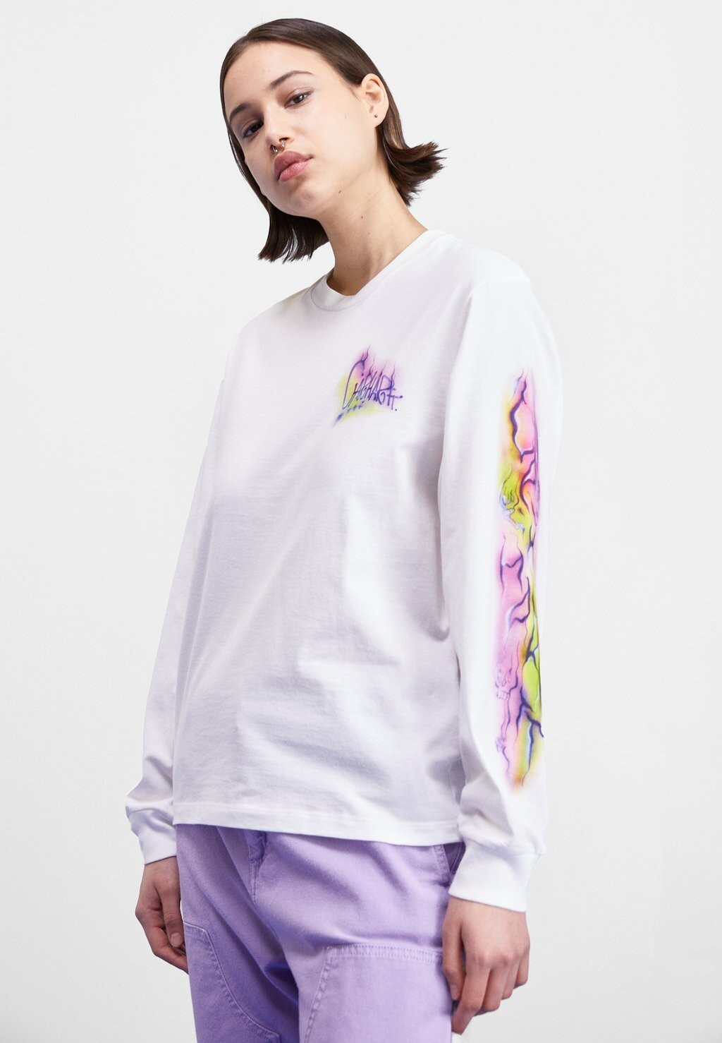 

Топ с длинными рукавами Carhartt WIP, белый