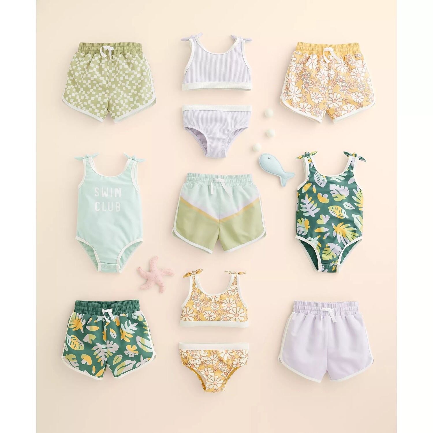 

Шорты для плавания с дельфиновым краем для малышей Little Co. от Lauren Conrad Little Co. by Lauren Conrad