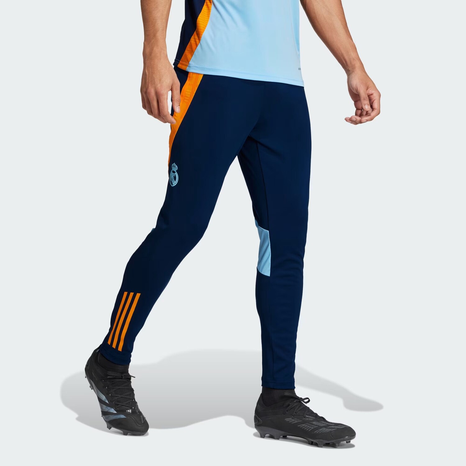 

Тренировочные брюки для соревнований Real Madrid Tiro 24 Adidas, цвет Team Navy Blue 2/Crew Orange/Glow Blue