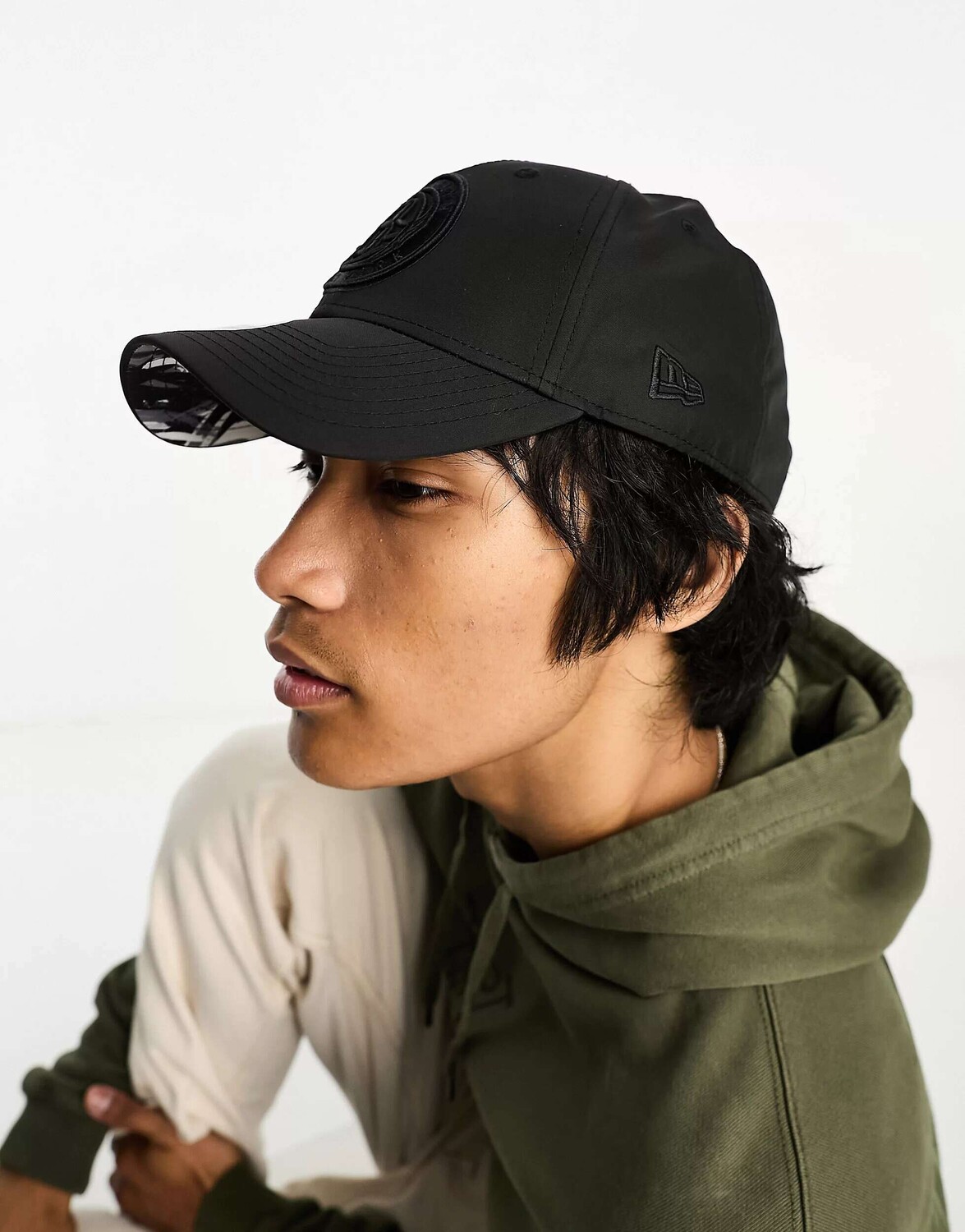 

Черная кепка New Era 9Forty Brooklyn Nets