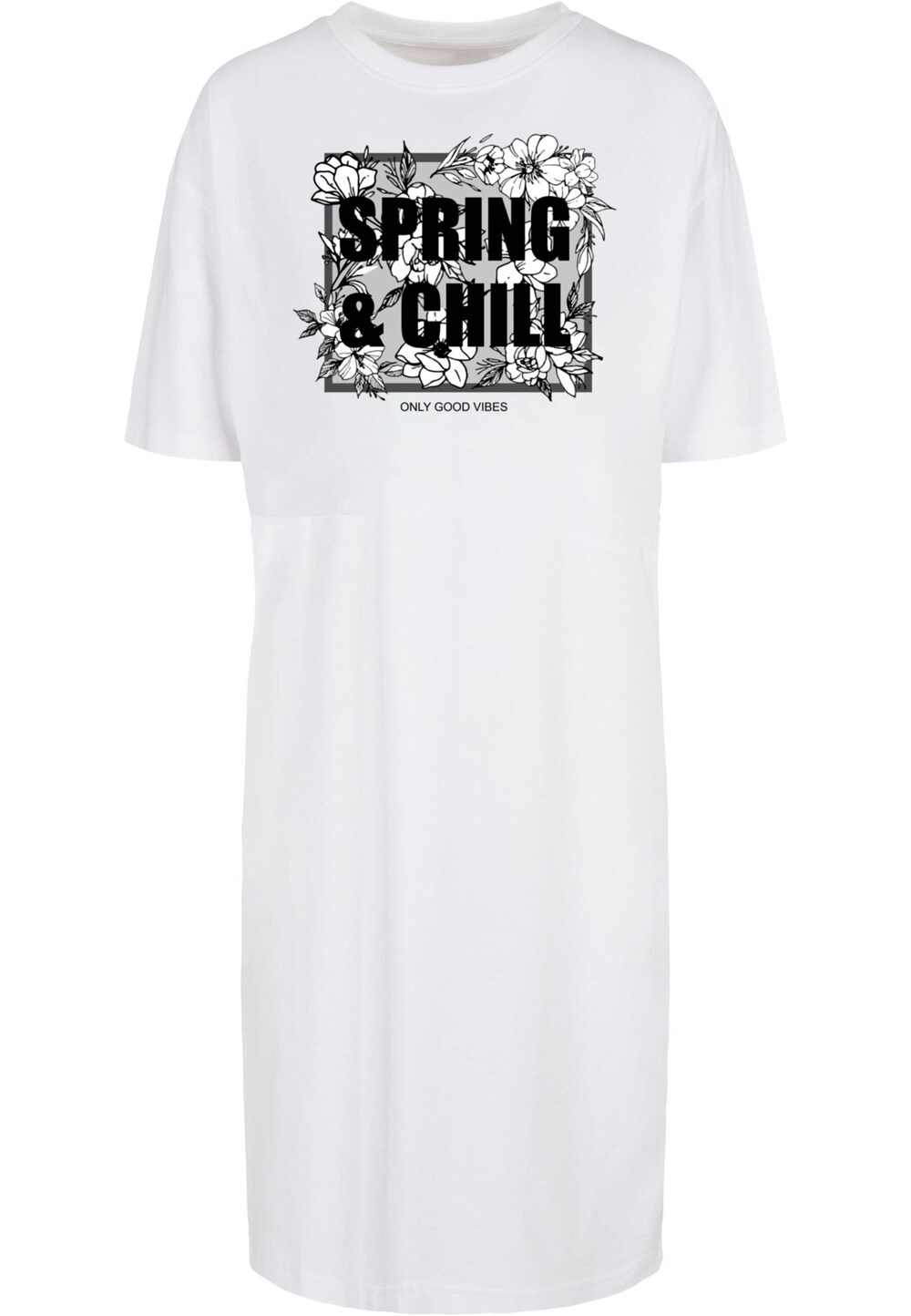 Платье Merchcode Ladies Spring And Chill, белый