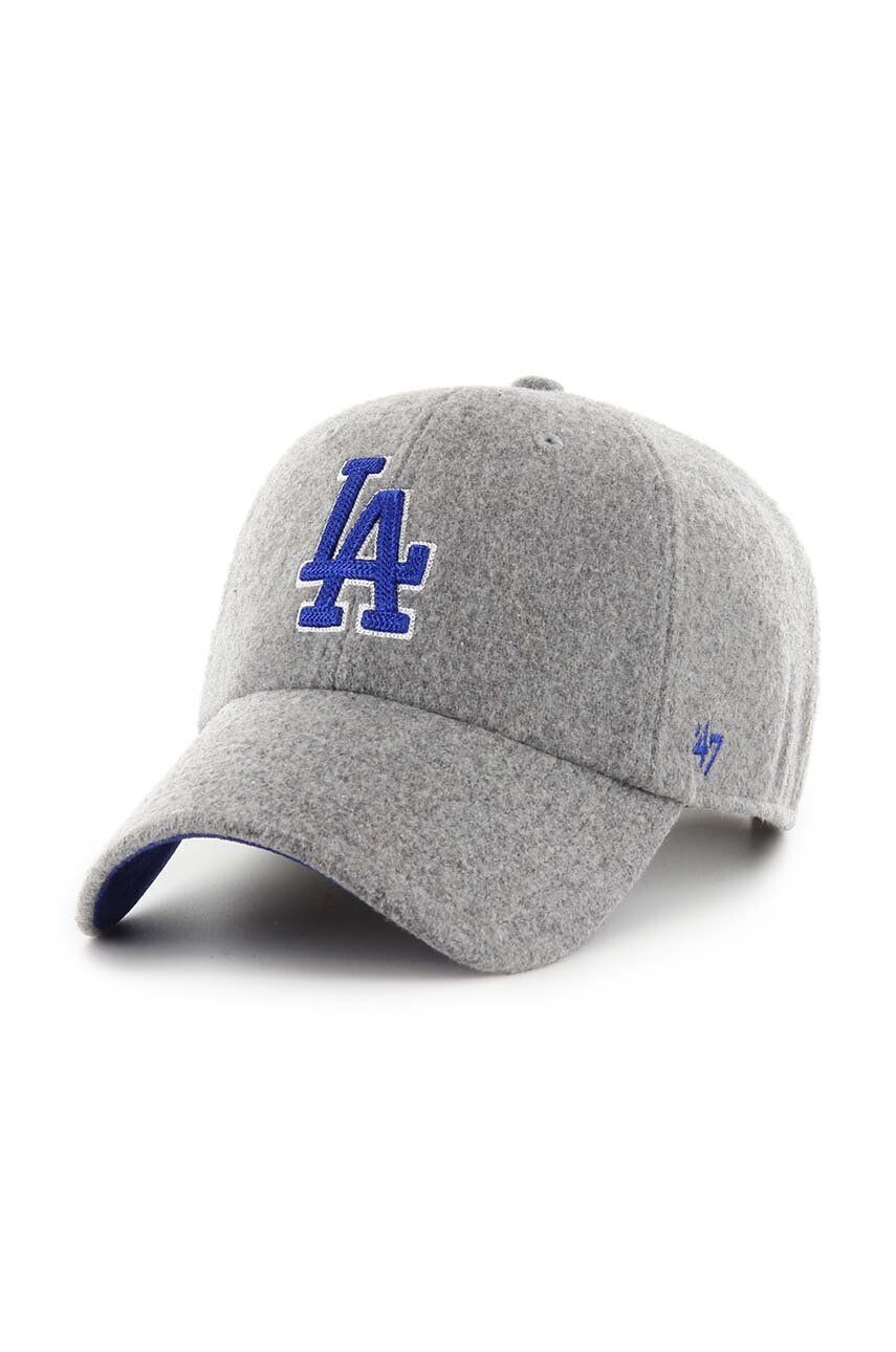 

47 брендовая хлопковая фуражка MLB Los Angeles Dodgers 47 Brand, серый