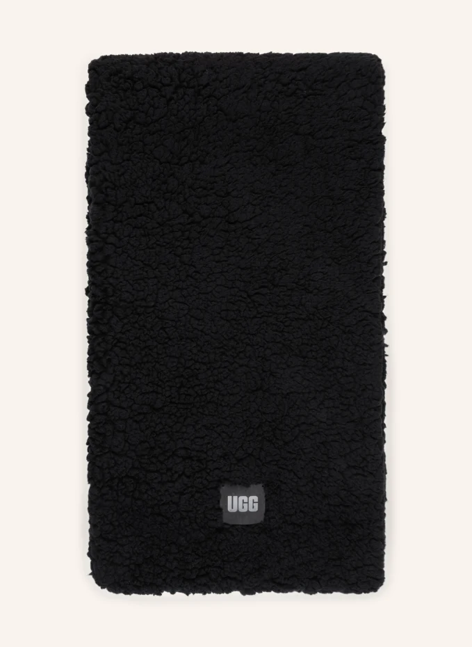 

Меховой шарф тедди Ugg, черный