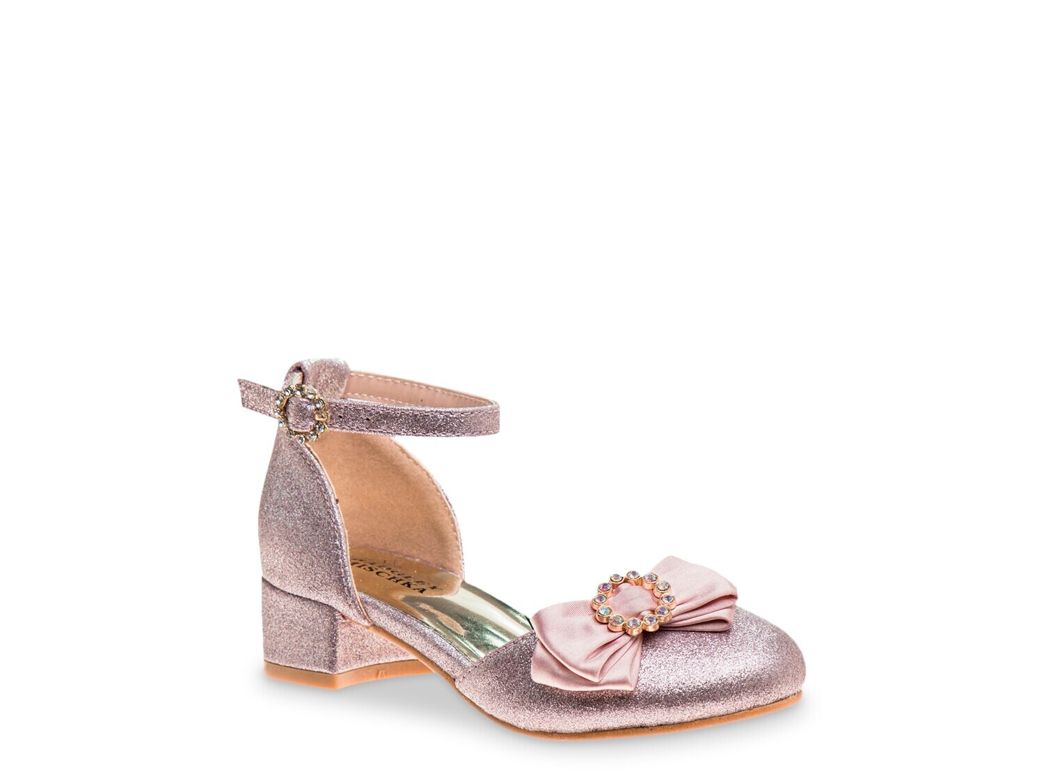 

Туфли детские Badgley Mischka Lily, серебряный металлик