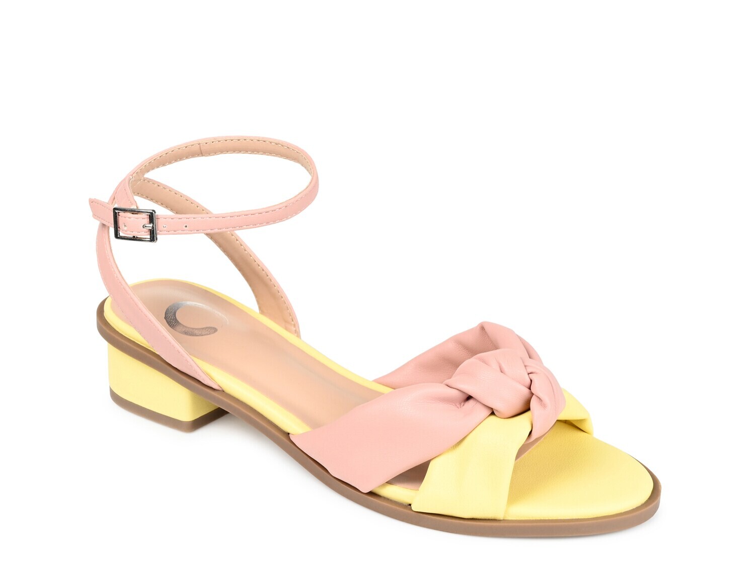 

Сандалии Edythe из коллекции Journee Journee Collection, розовый/желтый