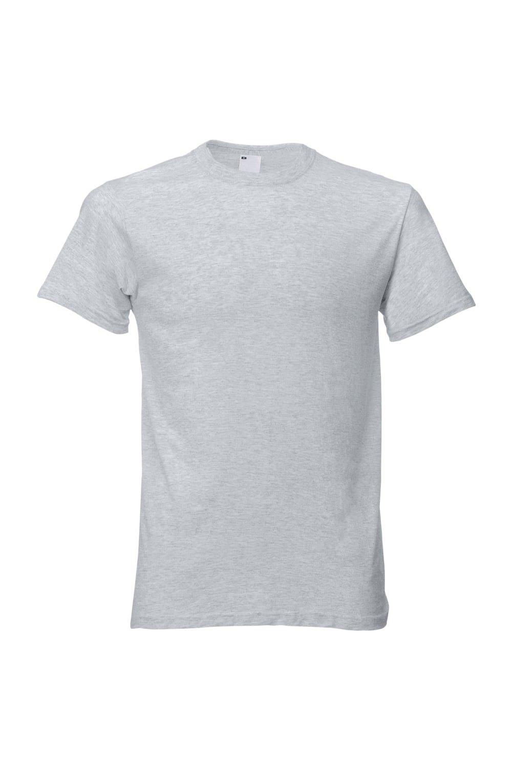 Повседневная футболка с коротким рукавом Universal Textiles, серый мужская футболка мороженое арбуз киви 2xl серый меланж