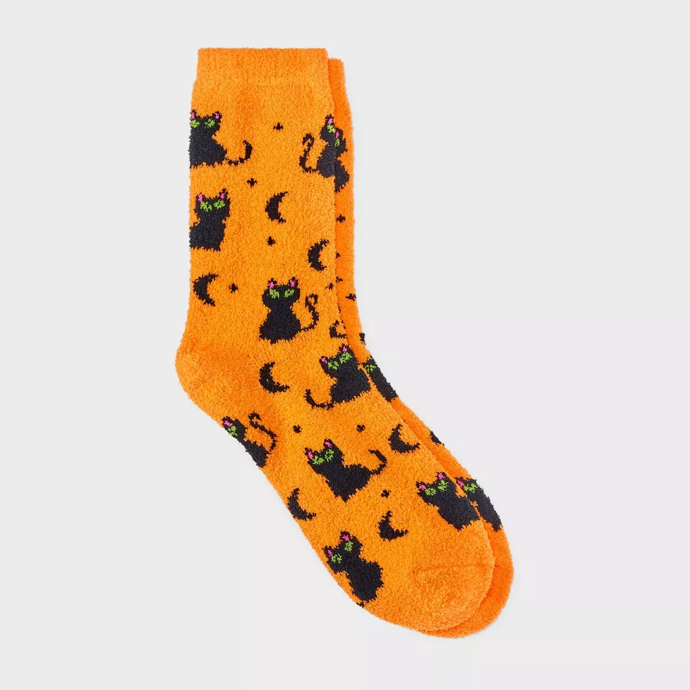

Женские носки Mystical Cats на Хэллоуин Cozy Crew Socks - Hyde & EEK! Boutique