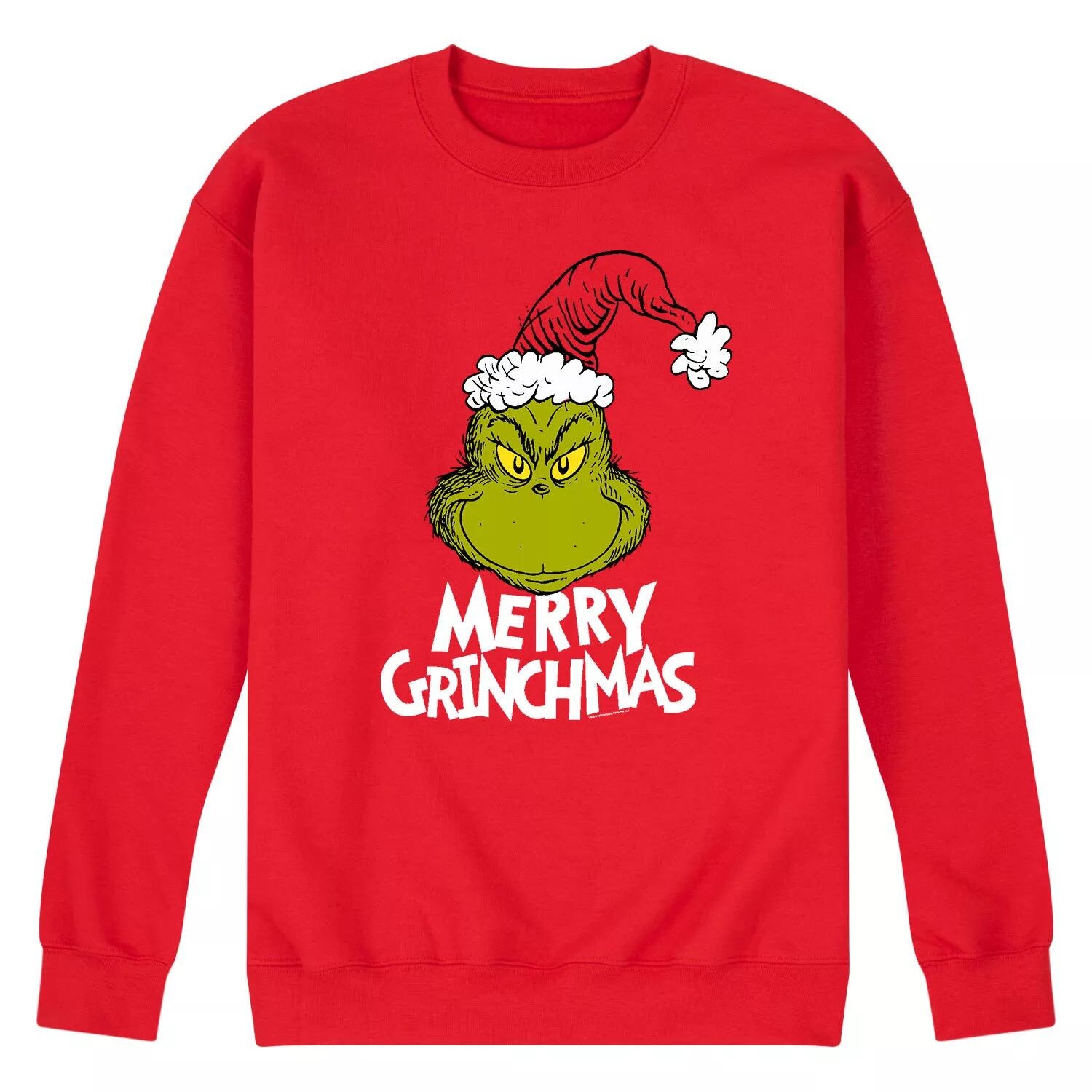 

Мужской свитшот Dr. Suess The Grinch Grinchmas Licensed Character