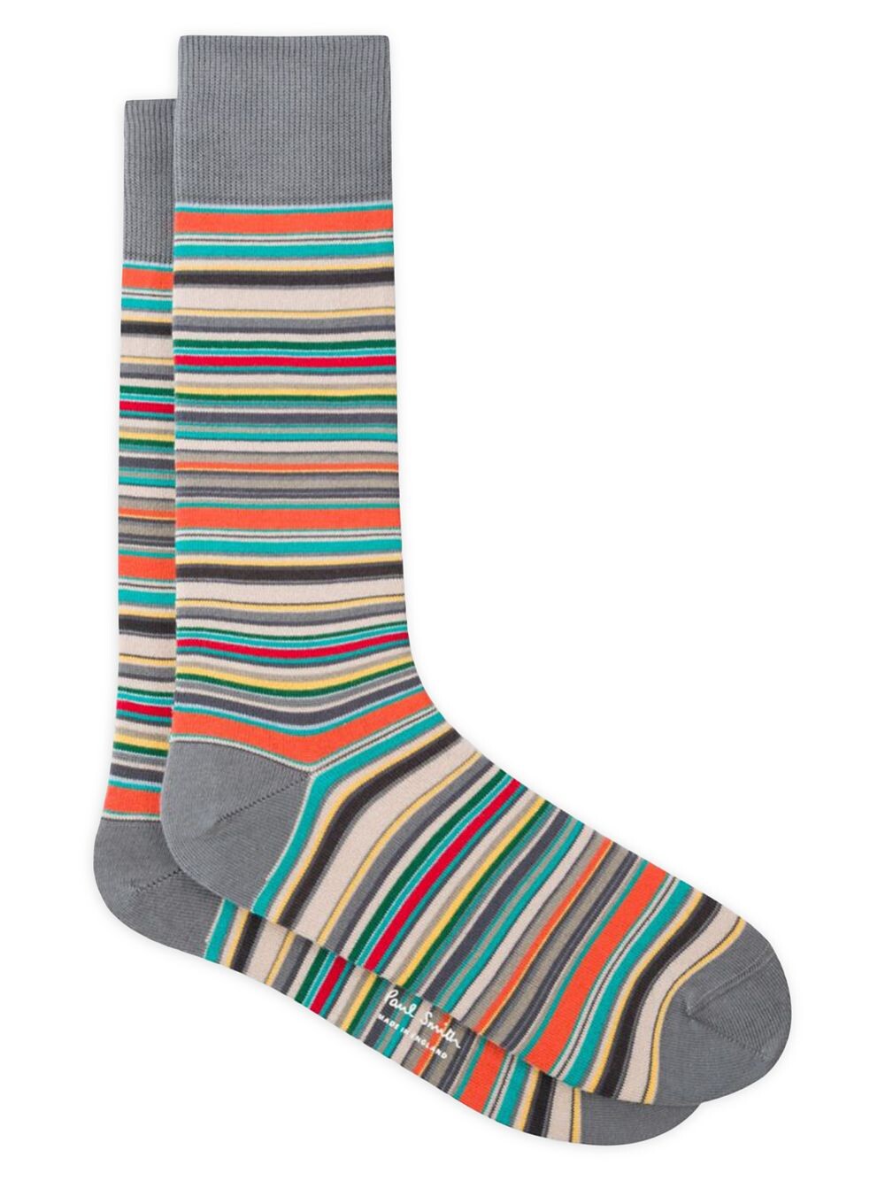 

Носки с радужными полосками Paul Smith, серый