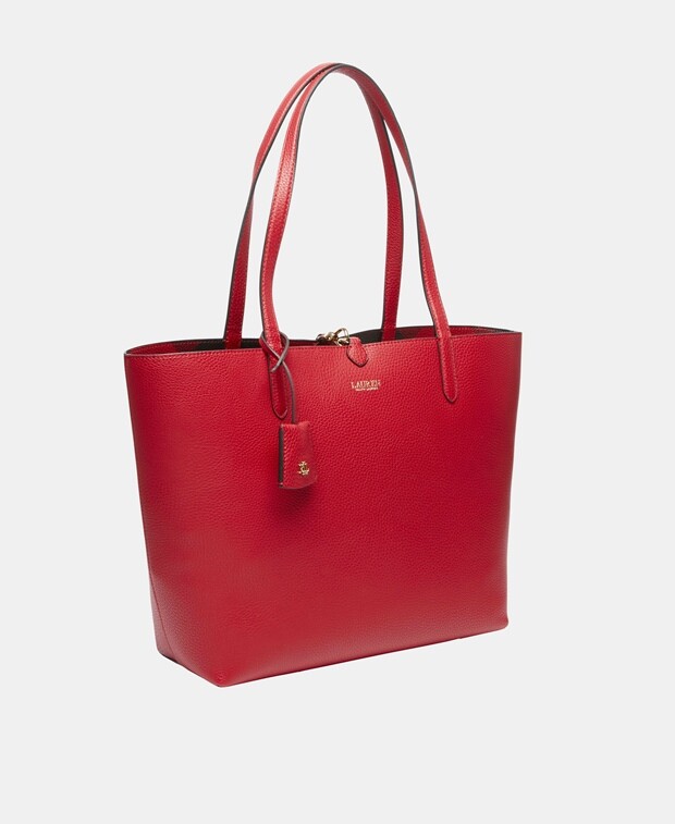 

Двусторонняя сумка шоппер Lauren Ralph Lauren, красный