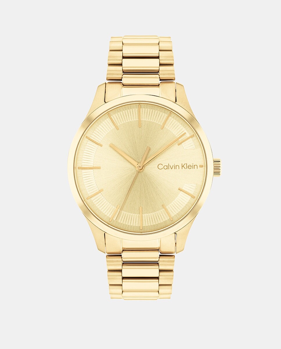 

Мужские часы Iconic 25200043 Gold Steel Mesh Calvin Klein, золотой