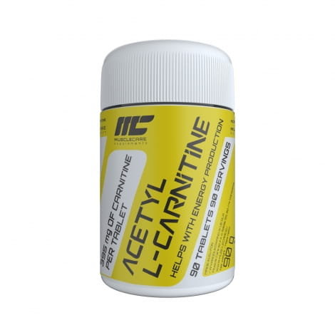 Muscle Care, Ацетилкарнитин 500 мг 90 таблеток muscle care калий 90 таблеток