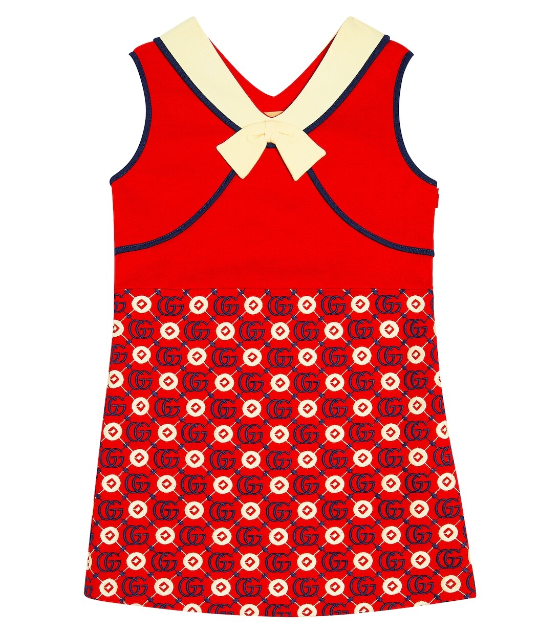 

Вышитое платье Gucci Kids, мультиколор