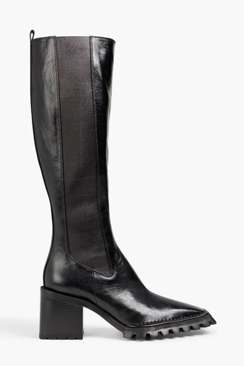 

Ботинки Parker из потрескавшейся кожи Alexander Wang, черный