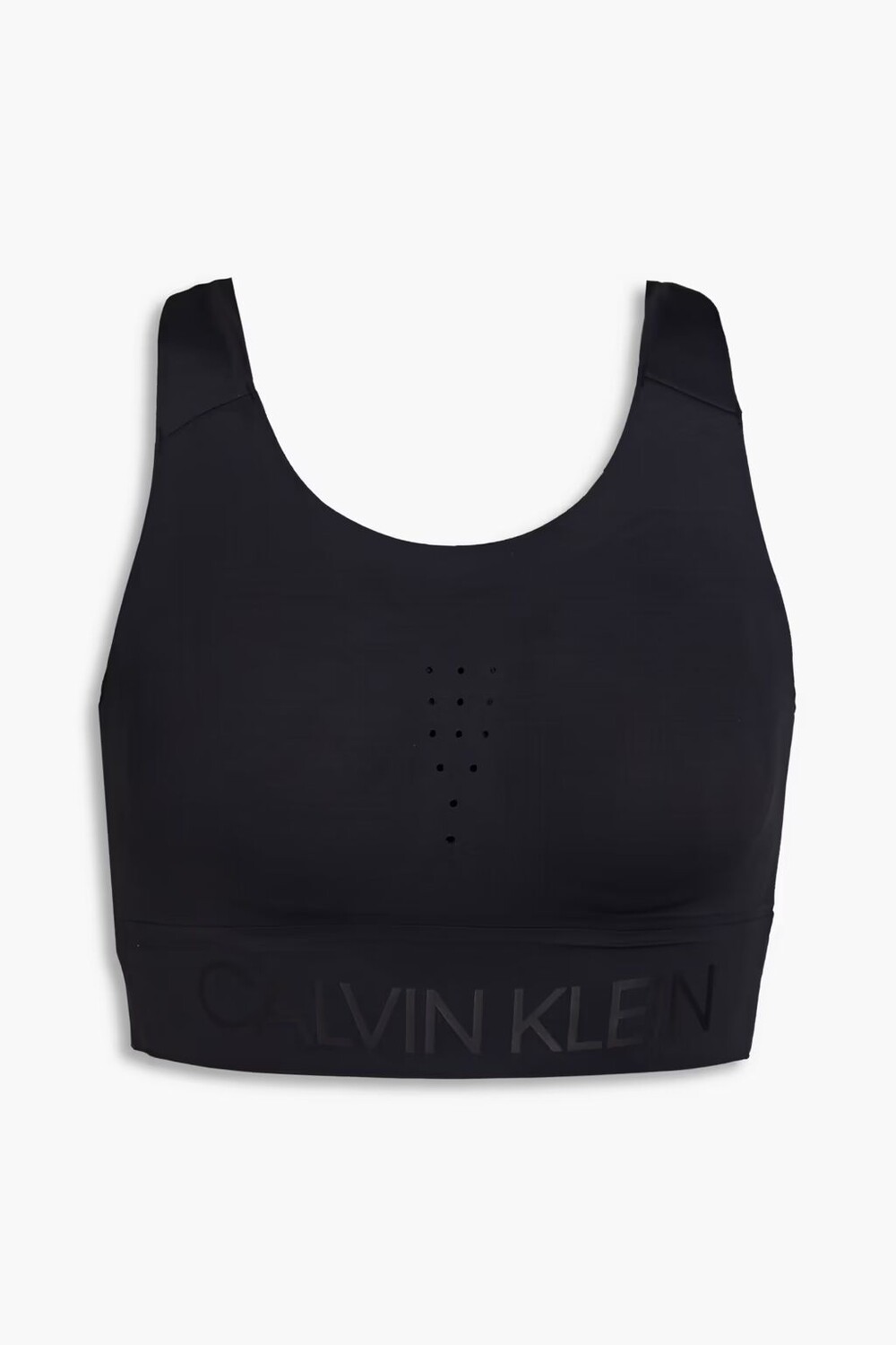 

Спортивный бюстгальтер из технического джерси Calvin Klein Performance, черный