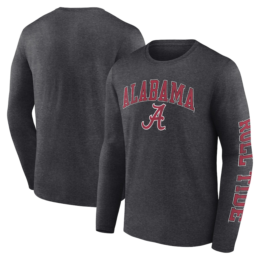 

Футболка с длинным рукавом Fanatics Branded Alabama Crimson Tide, угольный