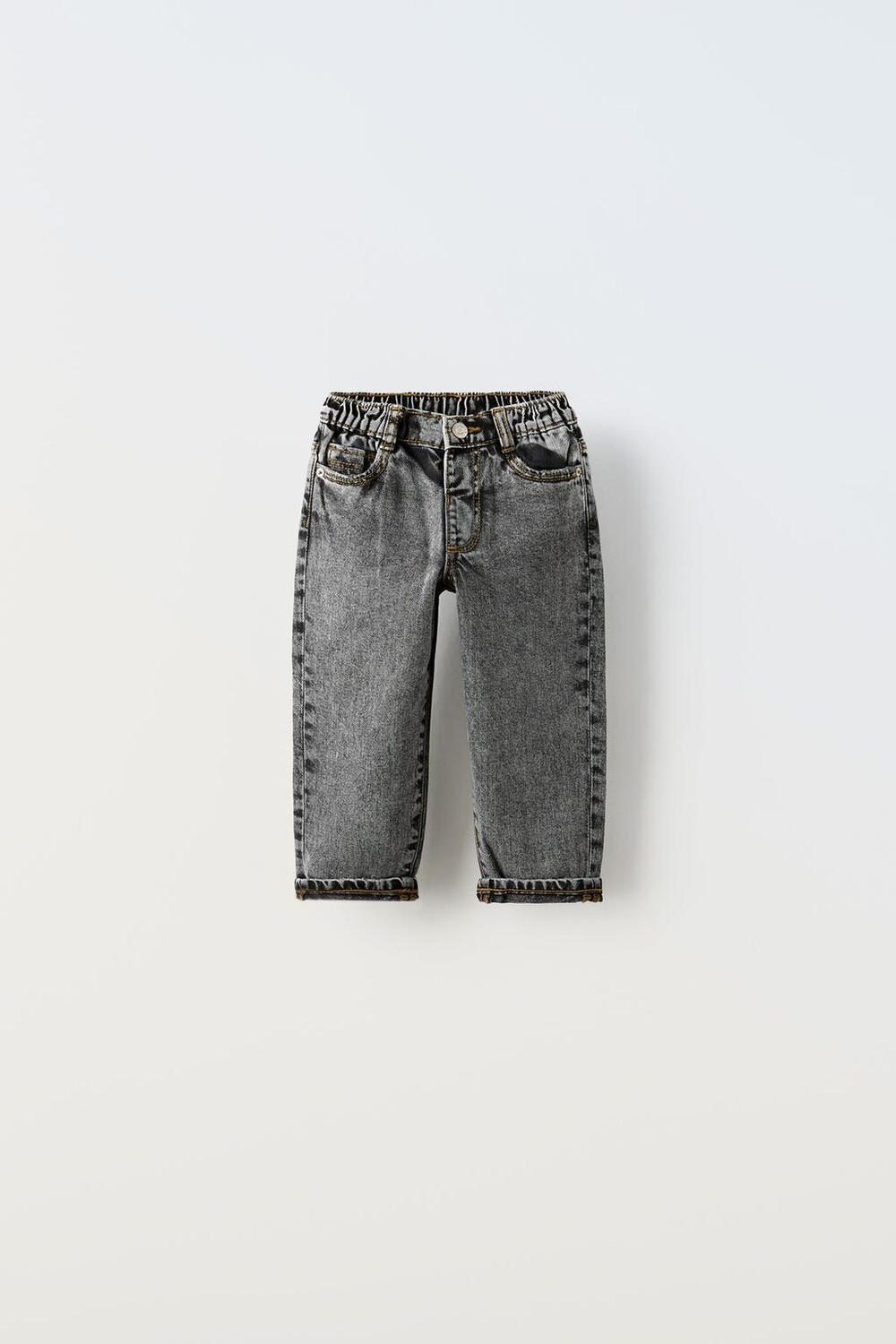 

Джинсы с низкой посадкой ZARA, черный