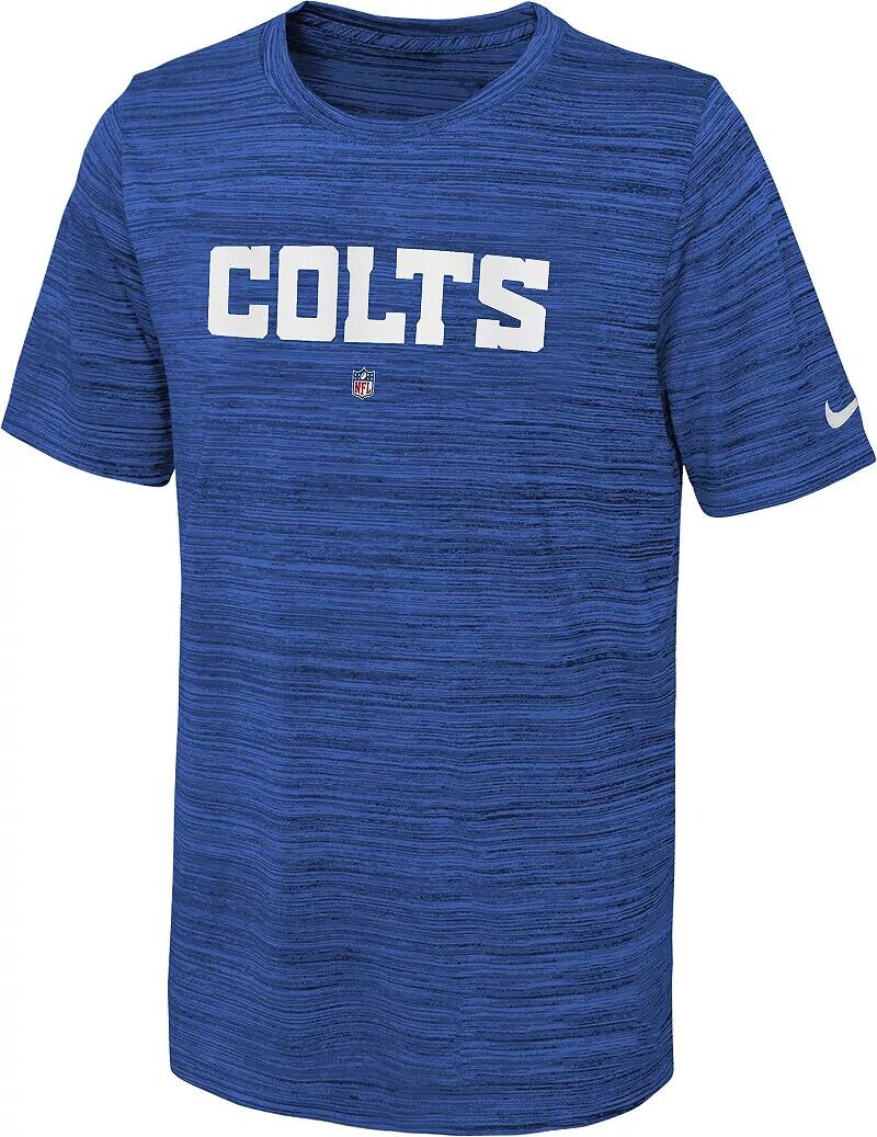 

Синяя футболка Nike Youth Indianapolis Colts Sideline Velocity