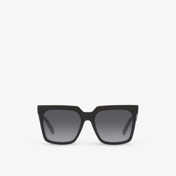 

Cl4055in прямоугольные солнцезащитные очки из ацетата Celine, черный