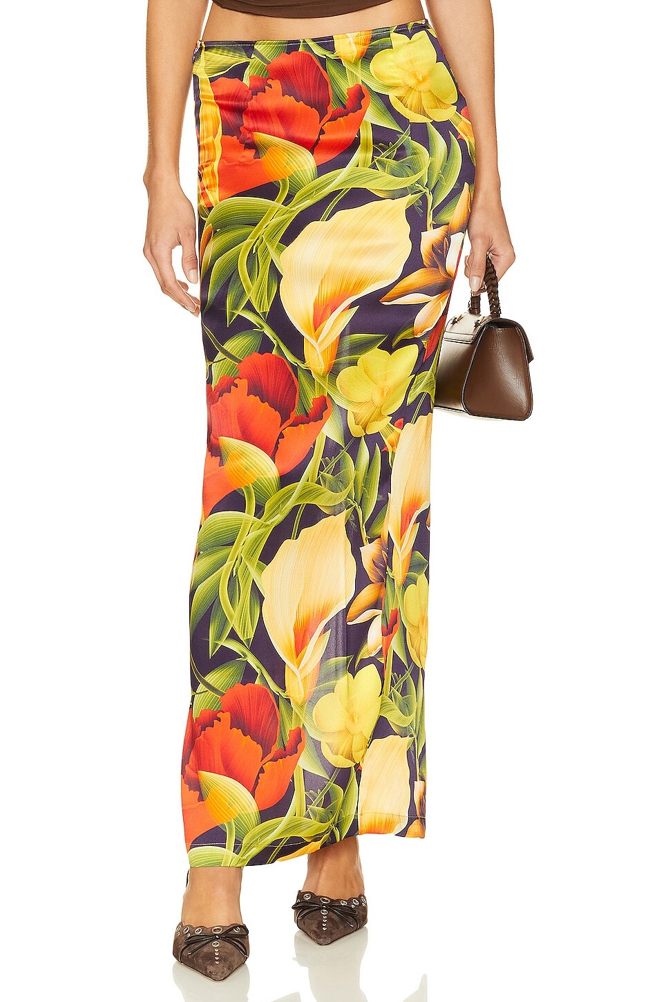 Юбка макси Kim Shui Maxi Skirt, цвет Floral